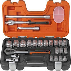 Bahco Ratschen- & Steckschlüssel-Sets 1\2" 24Stück