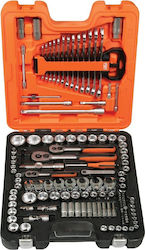Bahco S138 Set Cheie Tubulare Și Chei Cu Clichet 1\2" & 1\4" & 3\8" 138 Bucăți Bahco S138 Set Cheie Tubulare Și Chei Cu Clichet 1\2" & 1\4" & 3\8" 138 Bucăți