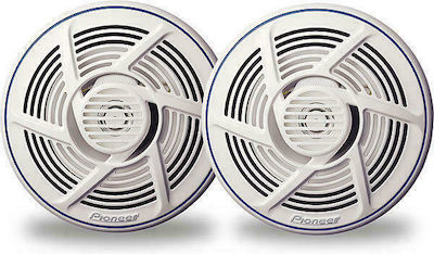 Pioneer Set difuzoare marine Impermeabile 6" cu 25W RMS Alb