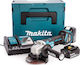 Makita Τροχός 115mm Μπαταρίας Brushless με Ρύθμ...