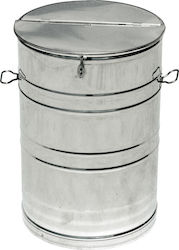 Biofan Stainless Steel Container Half-lid Open Top/Flat Bottom 75lt 15012