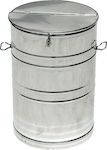 Biofan Stainless Steel Container Half-lid Open Top/Flat Bottom 50lt 15011