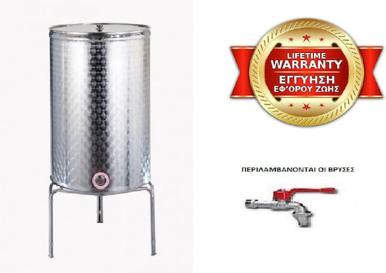 Sansone Δοχείο Inox Ανοικτού Τύπου Κωνικό 500lt 125.120