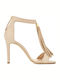 Suede Sandalen Beige
