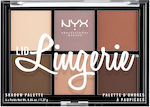 Nyx Professional Makeup Lid Lingerie Παλέτα Σκιών Ματιών 1.37gr
