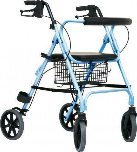 Thuasne Quatro Light V0504 Foldable Aluminum Rollator Blue