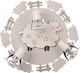 Nowodvorski Sheep Chandelier Kids Ceiling Light Wooden 40W with E14 Socket Gray