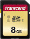 Transcend 500S SDHC 8GB Class 10 U1 UHS-I