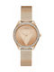 Guess Crystals Uhr mit Rose Gold Metallarmband