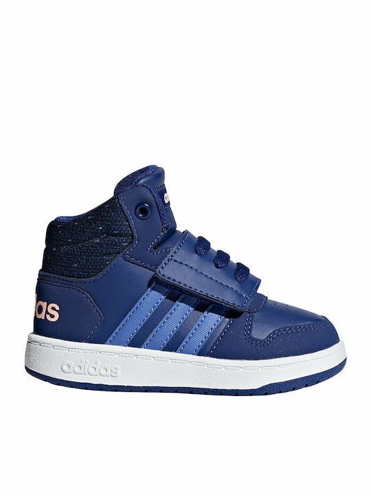 adidas Hoops Mid 2.0 Παιδικά Sneakers High Μπλε