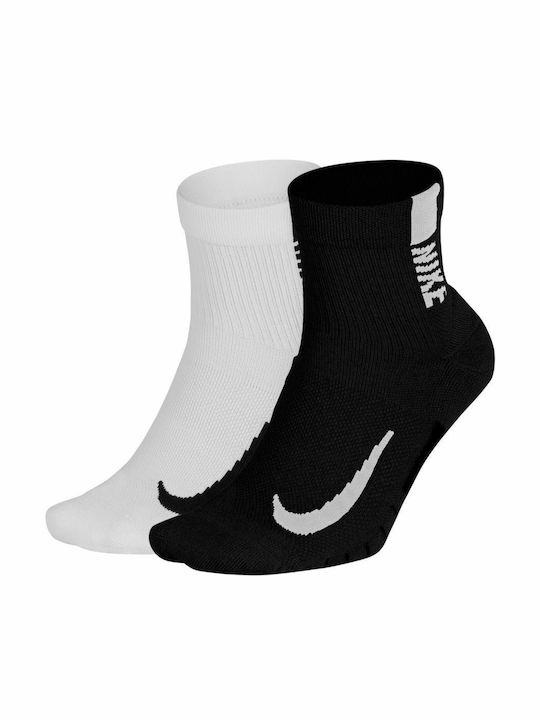 Nike Running Κάλτσες Πολύχρωμες 2 Ζεύγη