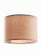 Aca Round Lamp Shade Beige W25xH18cm