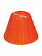 VK Lighting Konisch Lampenschirm Orange mit Durchmesser 15cm