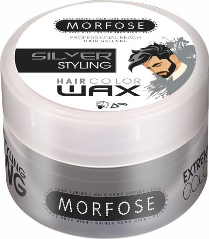 Morfose Hair Color Wax Wachs Silber