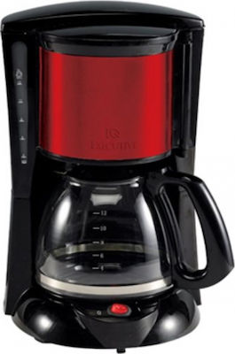 IQ Mașină de cafea cu filtru 800W Roșu