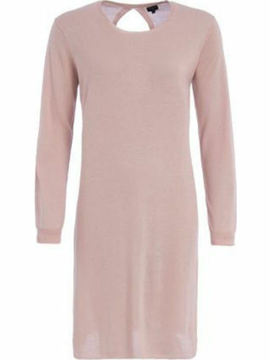 Pepe Jeans Lupe Mini Dress with Slit Pink