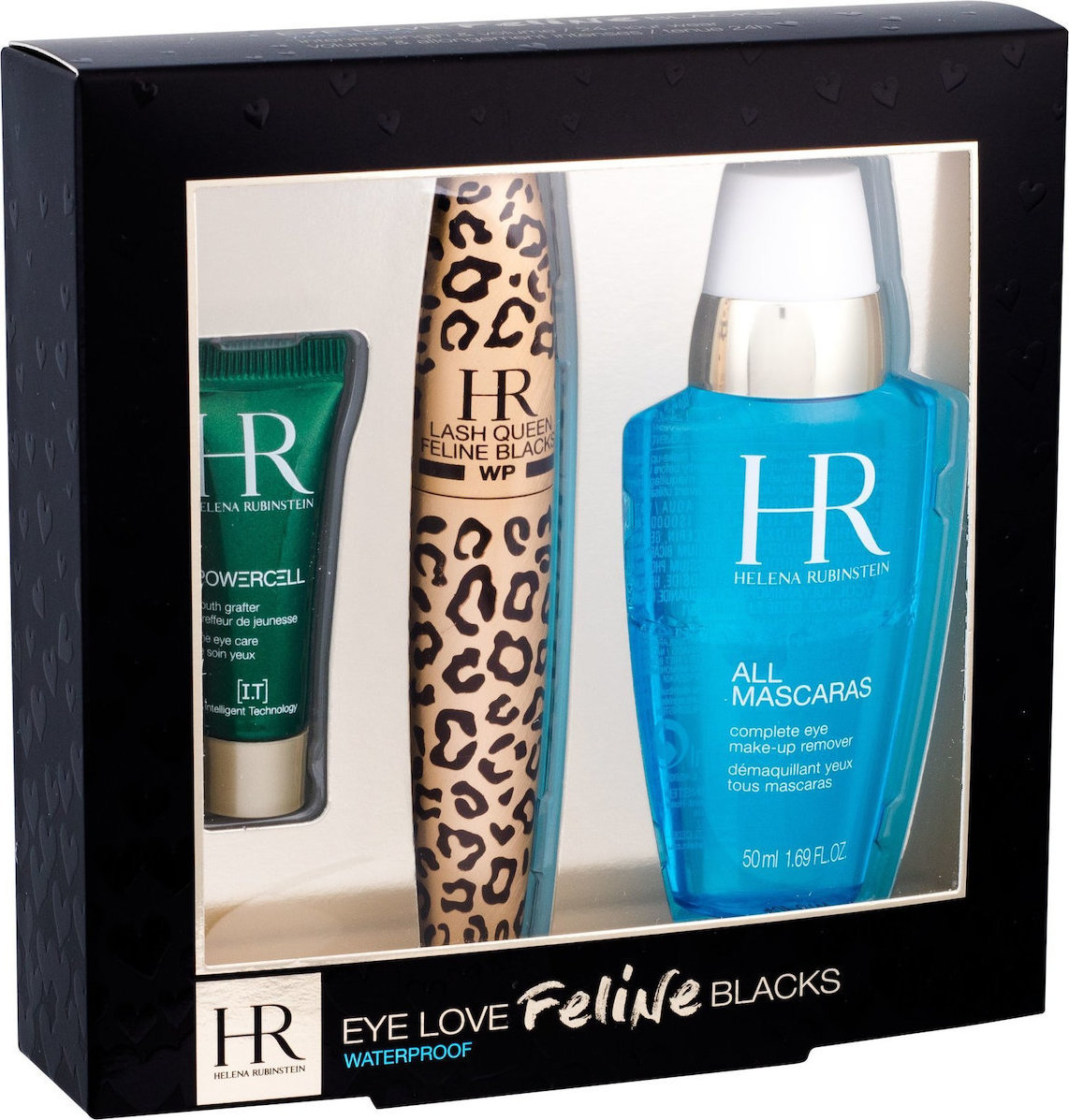 Helena Rubinstein Lash Queen Feline Blacks Waterproof Mascara + Eye Care Powercell + Makeup