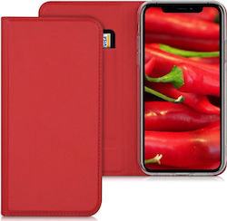 KWmobile KWmobile Synthetic Leather Book Red (iPhone X / Xs)