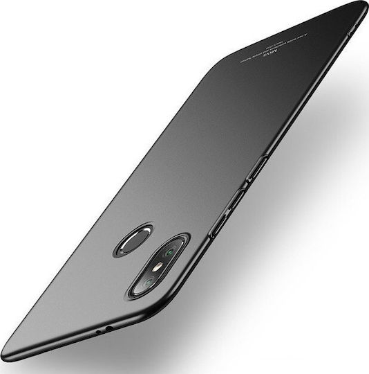 MSVII Ultra Thin Umschlag Rückseite Kunststoff Schwarz (Xiaomi Mi 6X/Mi A2)