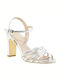 Leather Sandals Silver
