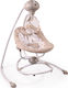 Cangaroo Electric Baby Relax Swing 2 in 1 Woodsy with Music Beige for Child up to 9kg 106593