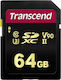 Transcend 700S SDXC 64GB Class 10 U3 V90 UHS-II