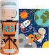 Детски Пъзел Касичка в Космоса за 4+ години+ Години 64бр Petit Collage