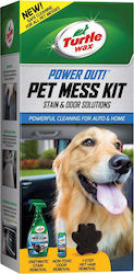 Turtle Wax Lichid Curățare pentru Tapițerie Power Out! Pet Mess Kit 053037117