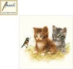 AMBIENTE KARTENSAMMLER 33X33cm KITTEN FRIEND