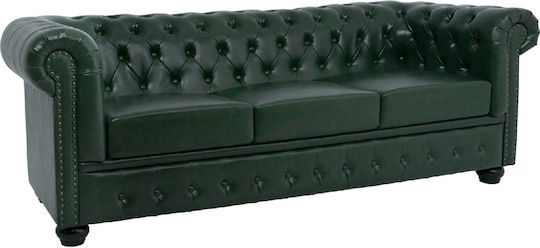 Chesterfield Τριθέσιος από Δερματίνη Chesterfield Τριθέσιος από Δερματίνη