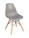 Ivy Kitchen Polypropylene Chair Gray 46x51x80cm