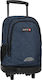 Lyc Sac Rock N Roll Elementary School Trolley Bag Blue Electric Blue