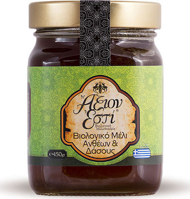 Άξιον Εστί Organic Honey Flower & Forest 450gr