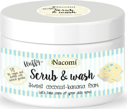 Nacomi Fluffy Scrub Σώματος Sweet Coconut-Banana 180ml