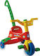 Androni Giocattoli My Bike Kids Tricycle with Storage Basket & Push Handle for 15+ Months Red 6420/red
