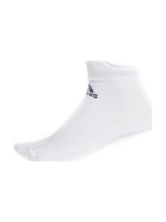 Adidas Alphaskin Ultralight Ankle Socks Șosete Alergare Alb 1 pereche