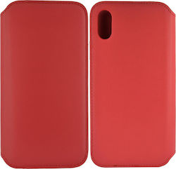 Ancus Folio Buchen Sie Synthetisches Leder Rot (iPhone X / Xs) 22852