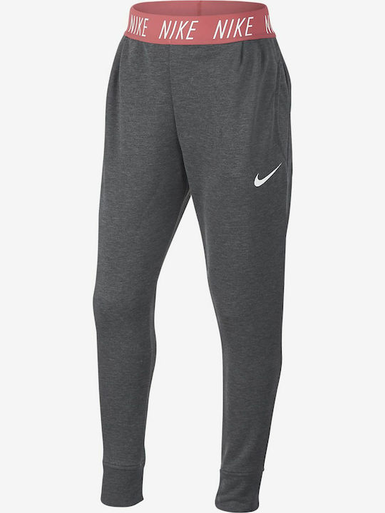 Nike Παιδικό Παντελόνι Φόρμας Dri-Fit Γκρι