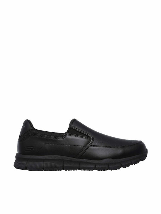 Skechers Nampa Groton Low with Protection Certification SR 77157-BLK