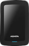 Adata HV300 USB 3.1 Εξωτερικός HDD 1TB 2.5" Μαύρο