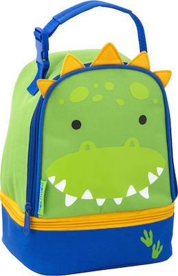 Stephen Joseph Isothermische Schulter-Lunch-Tasche Grün Dinosaurier L17 x B14 x H24cm