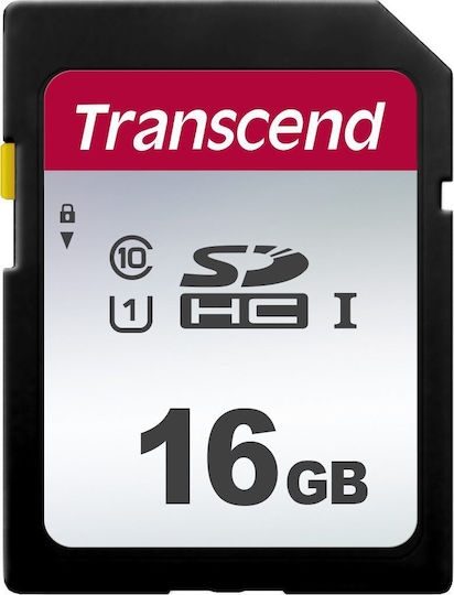 Transcend 300s SDHC 16GB Class 10 U1 V30 UHS-I