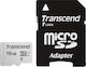 Transcend 300s microSDHC 16GB Clasa 10 U1 V30 A1 UHS-I cu adaptor