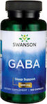 Swanson GABA 500mg 100 capace Necondimentat