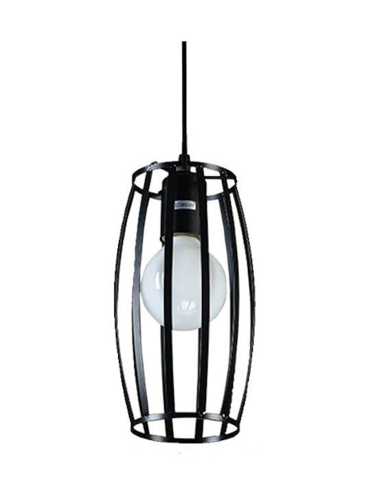 GloboStar Zebra Pendant Light Suspension Grid for Socket E27 Black