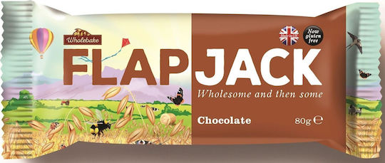 Wholebake Bar Oat / Energy / Flapjack with Σοκολάτα (1x80gr) 80gr