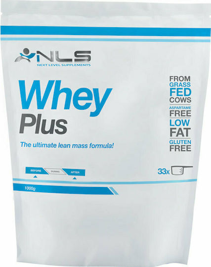 NLS Whey Plus Whey Protein Gluten Free with Flavor Banana 1kg