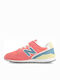 Kinder Sportschuhe Laufen mit Bügel- und Schleifenverschluss Orange