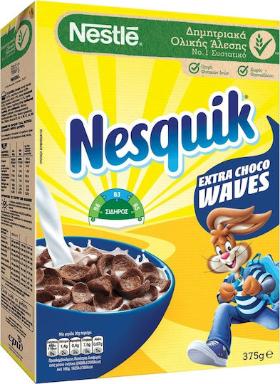Nestle Fulgi Grâu Nesquik Extra Choco Waves Integral 375gr