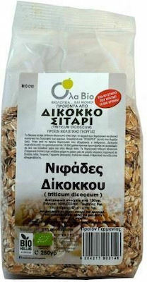 Όλα Bio Organic Flakes Wheat Δίκοκκου Whole Grain 250gr 1pcs BIO010